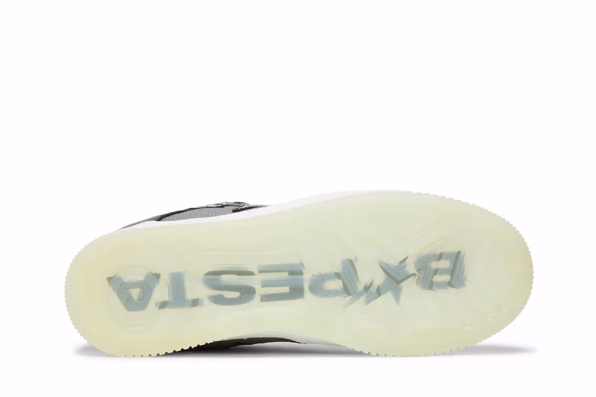 Bapesta Text Code Camo - Charcoal, view 5