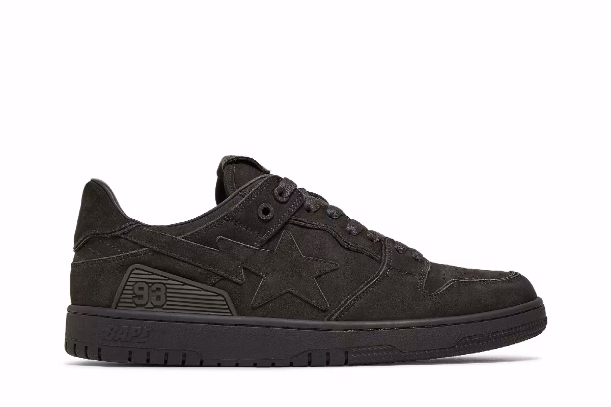 BAPE SK8 Sta Triple Black, view 2