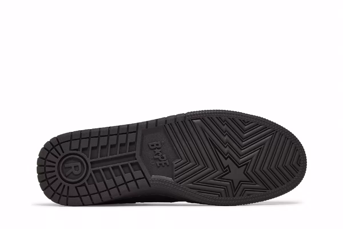 BAPE SK8 Sta Triple Black, view 5