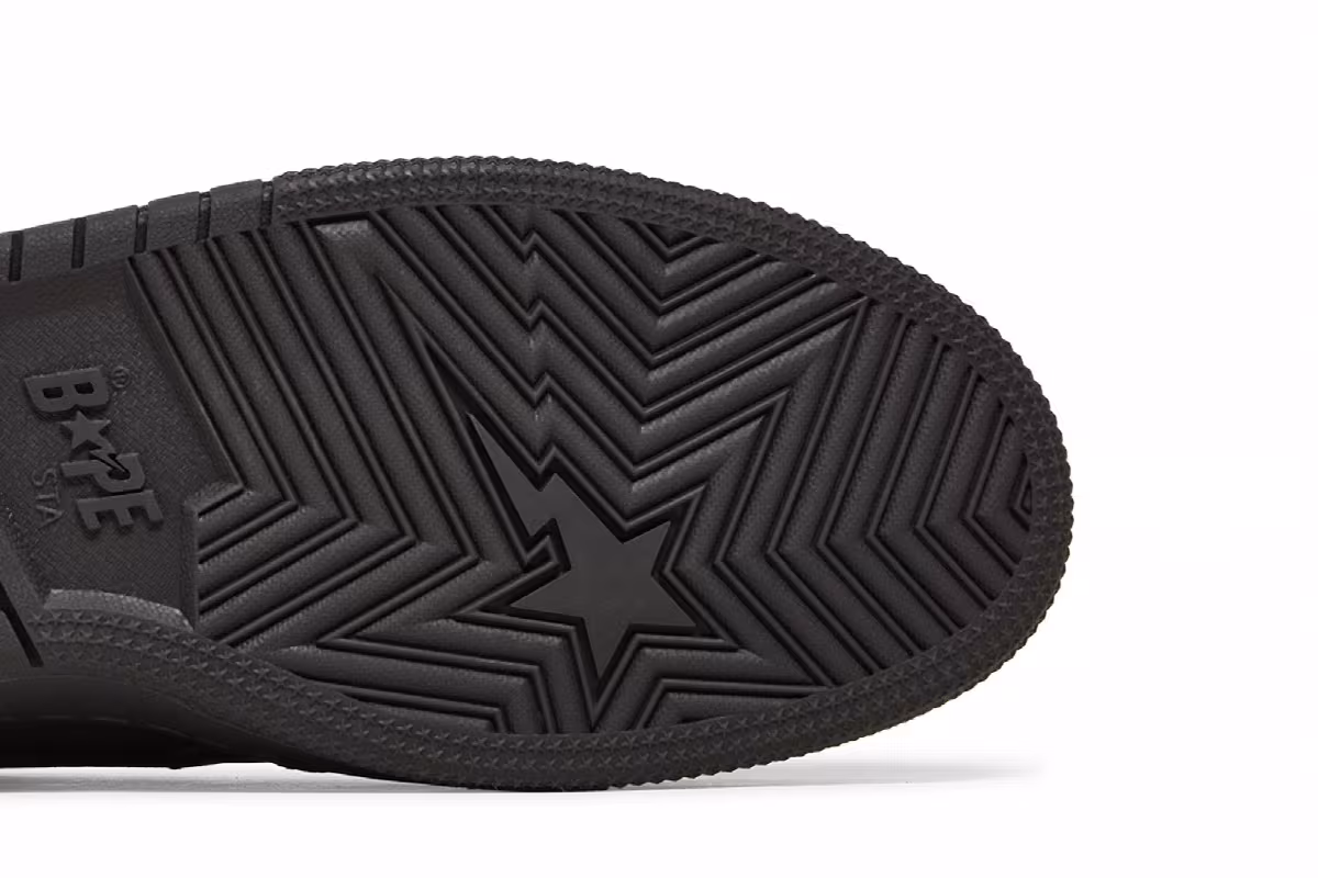 BAPE SK8 Sta Triple Black, view 6