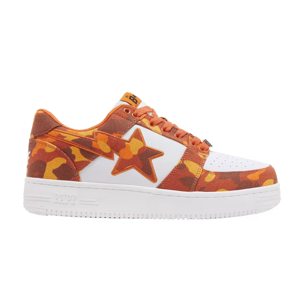 Heron Preston x Bapesta ABC Camo - Orange