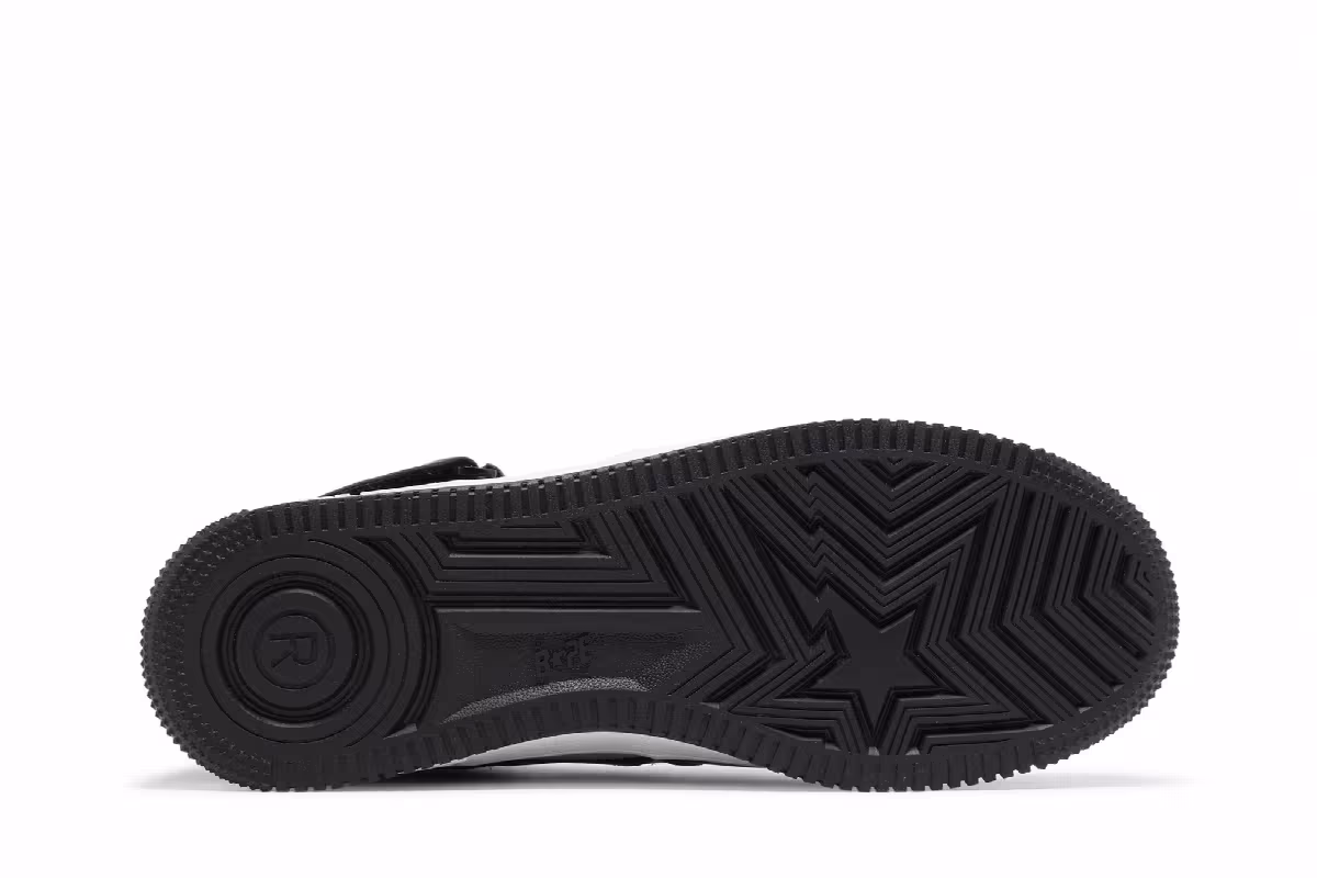 Bapesta Mid Black, view 5