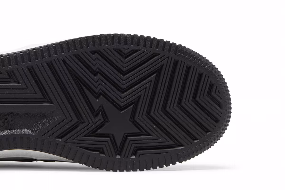 Bapesta Mid Black, view 6