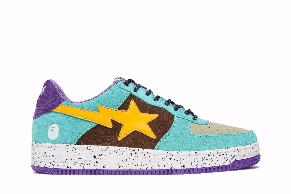 Bapesta #2 Brown Yellow, view 2