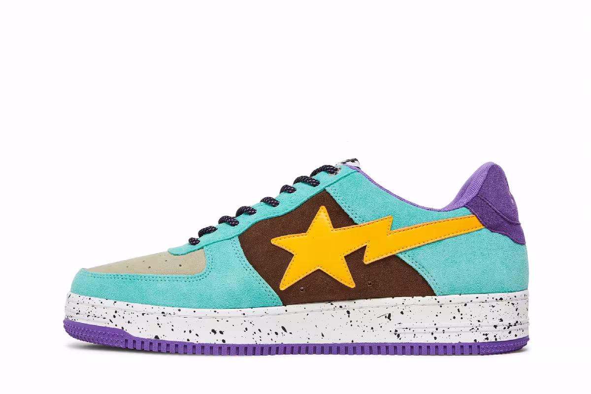 Bapesta #2 Brown Yellow, view 4