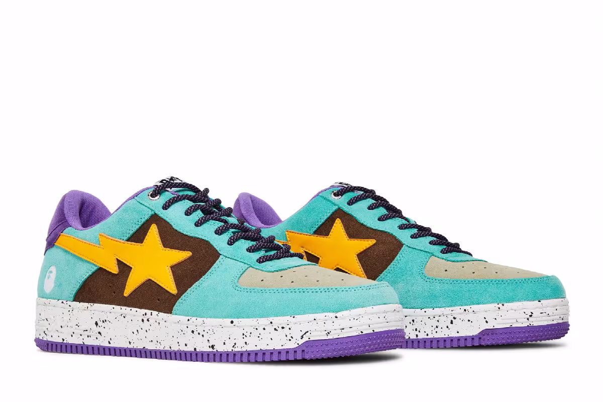 Bapesta #2 Brown Yellow, view 9