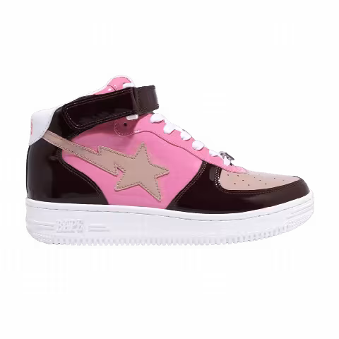 Bapesta Mid 'Brown Pink'