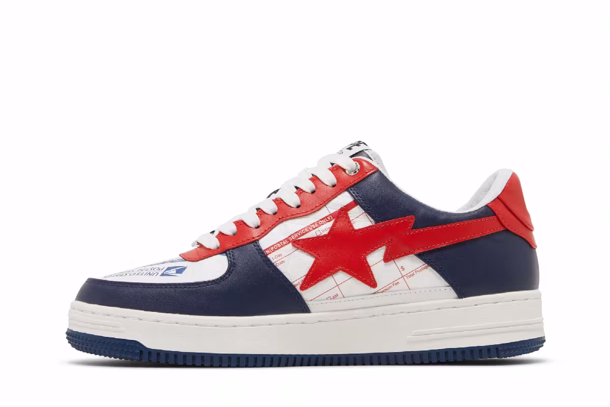 USPS x Bapesta Priority Mail Express Label, view 4
