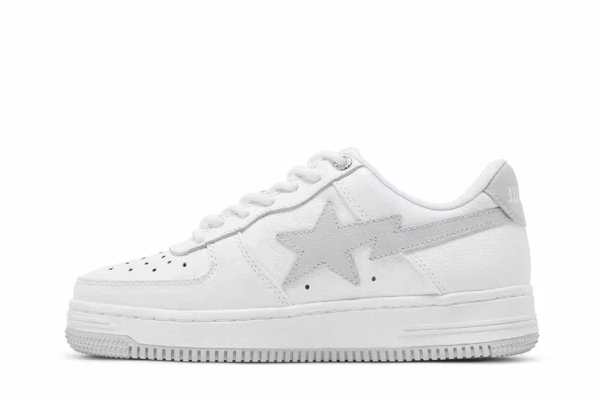 JJJJound x Women's Bapesta White, view 4