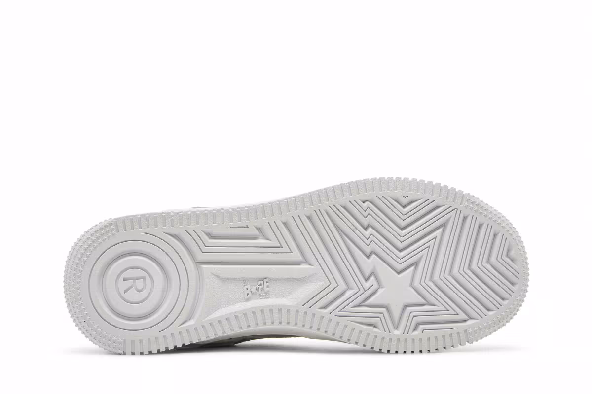 JJJJound x Women's Bapesta White, view 5