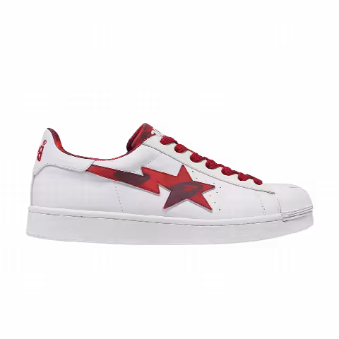 BAPE Wmns Skullsta 'White Red'