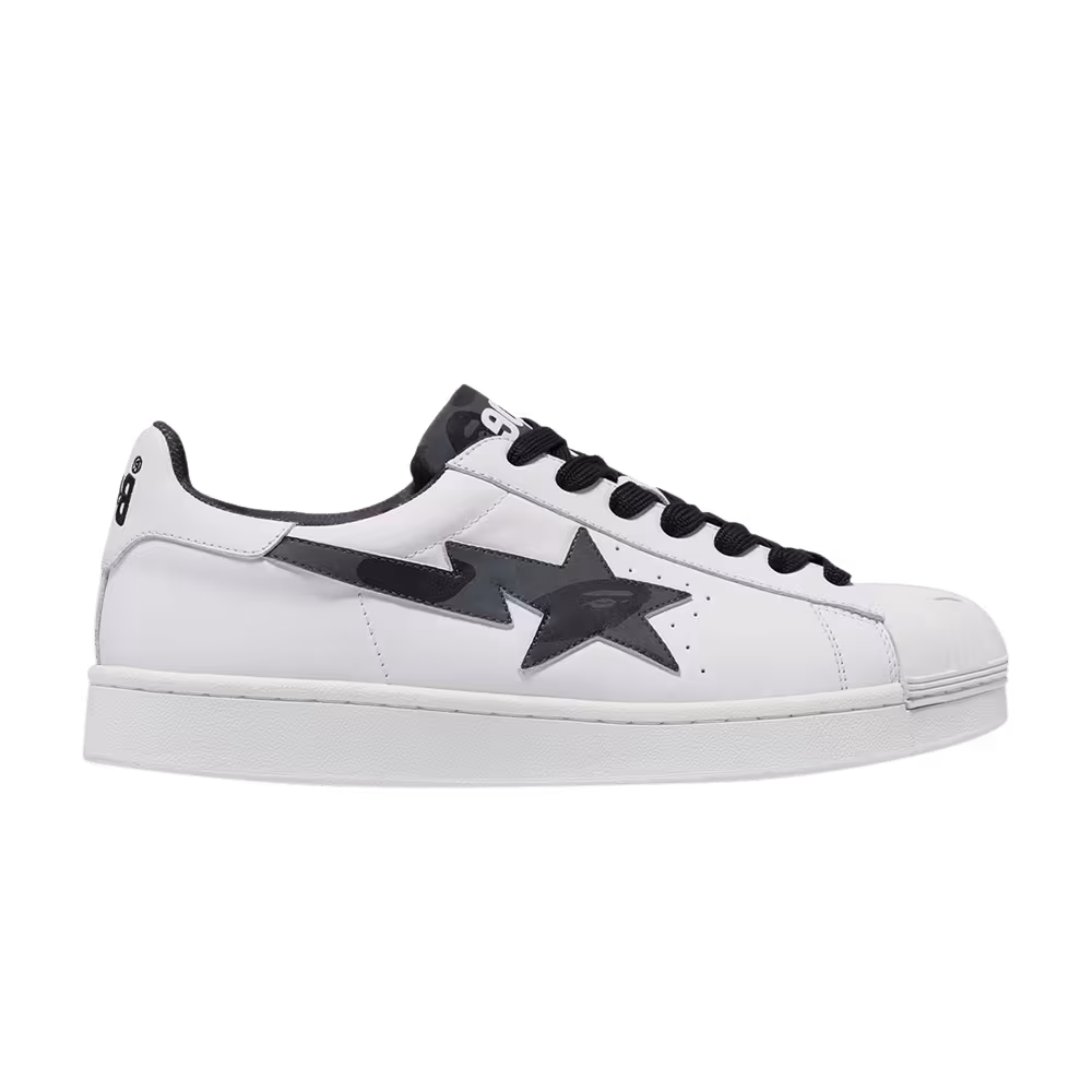 BAPE Women's Skullsta White Black