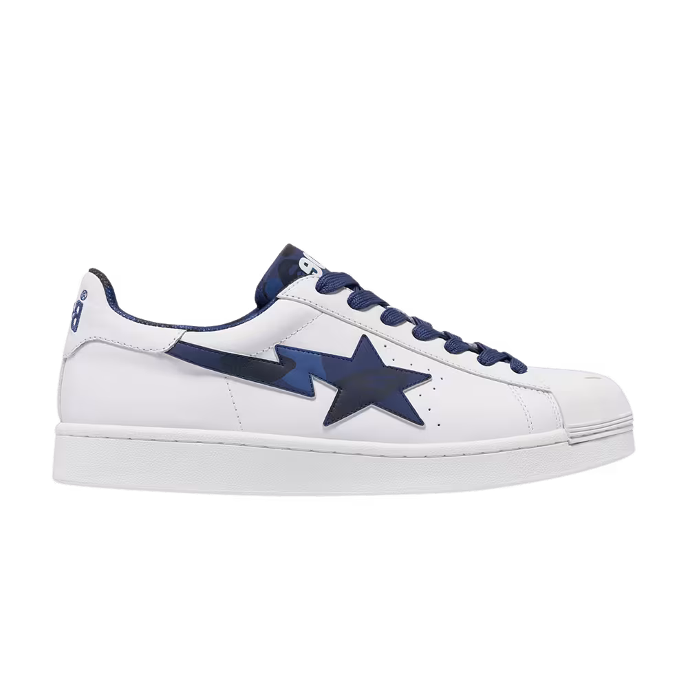 BAPE Women's Skullsta White Navy