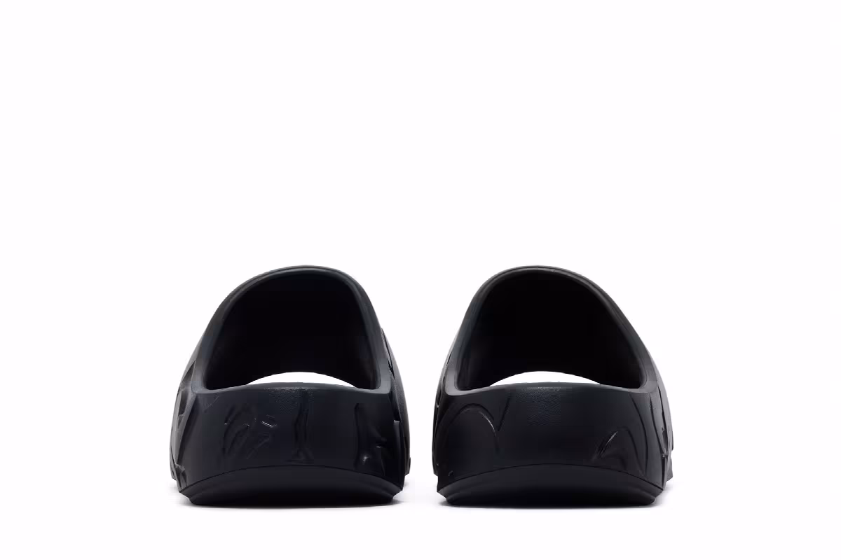 BAPE A Bathing Ape Slide #1 Black Solid Camo, view 7