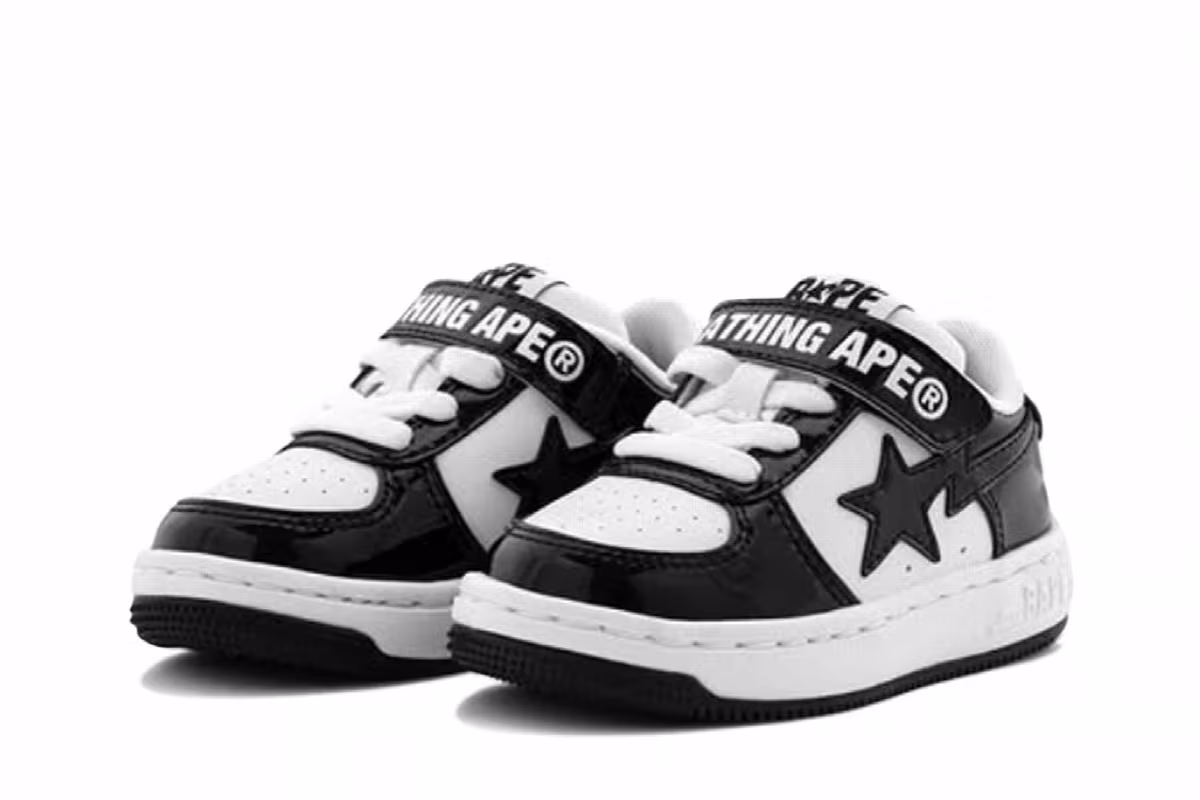 Bapesta Kids #2 Black, view 3