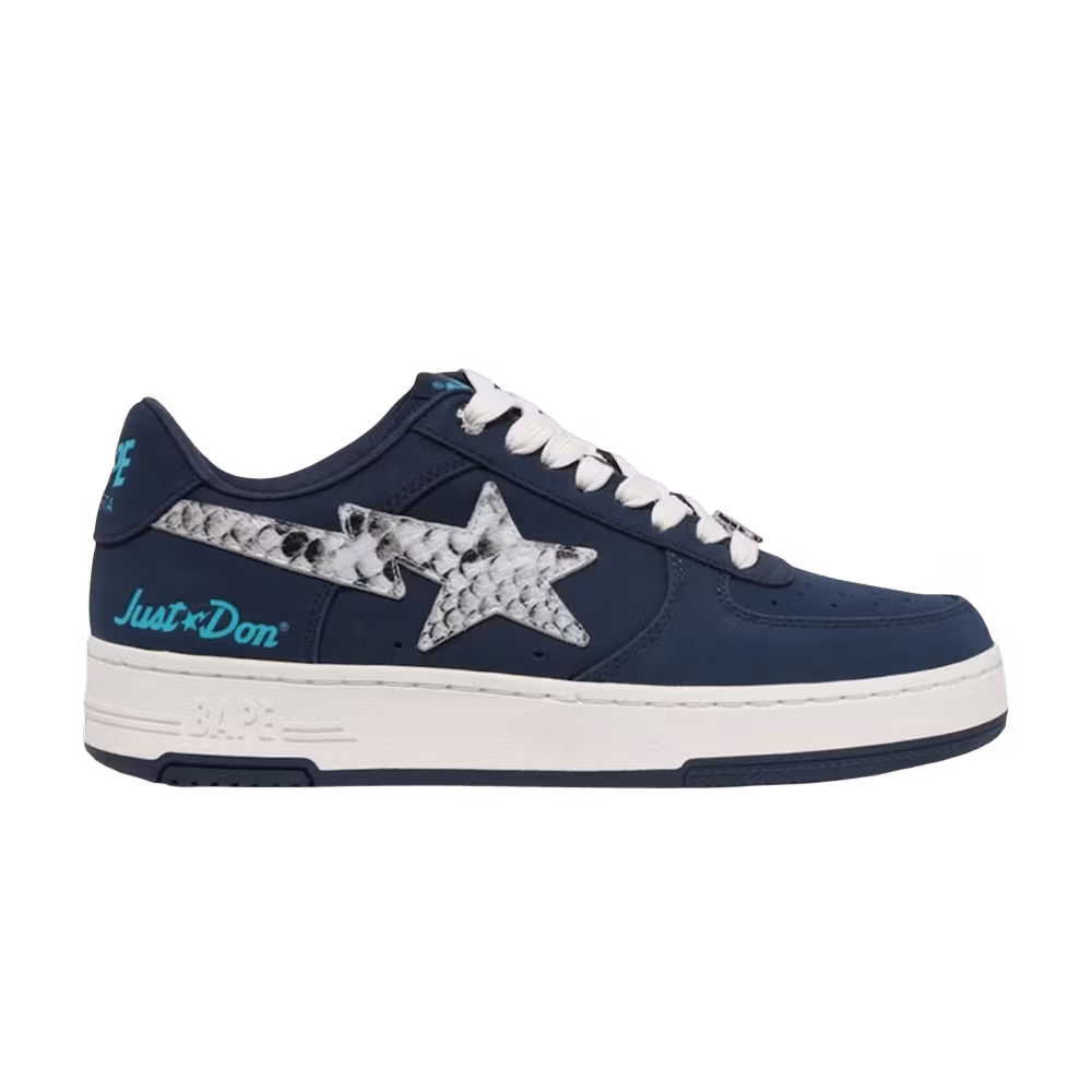 Just Don x Women's Bapesta #1 Navy Python