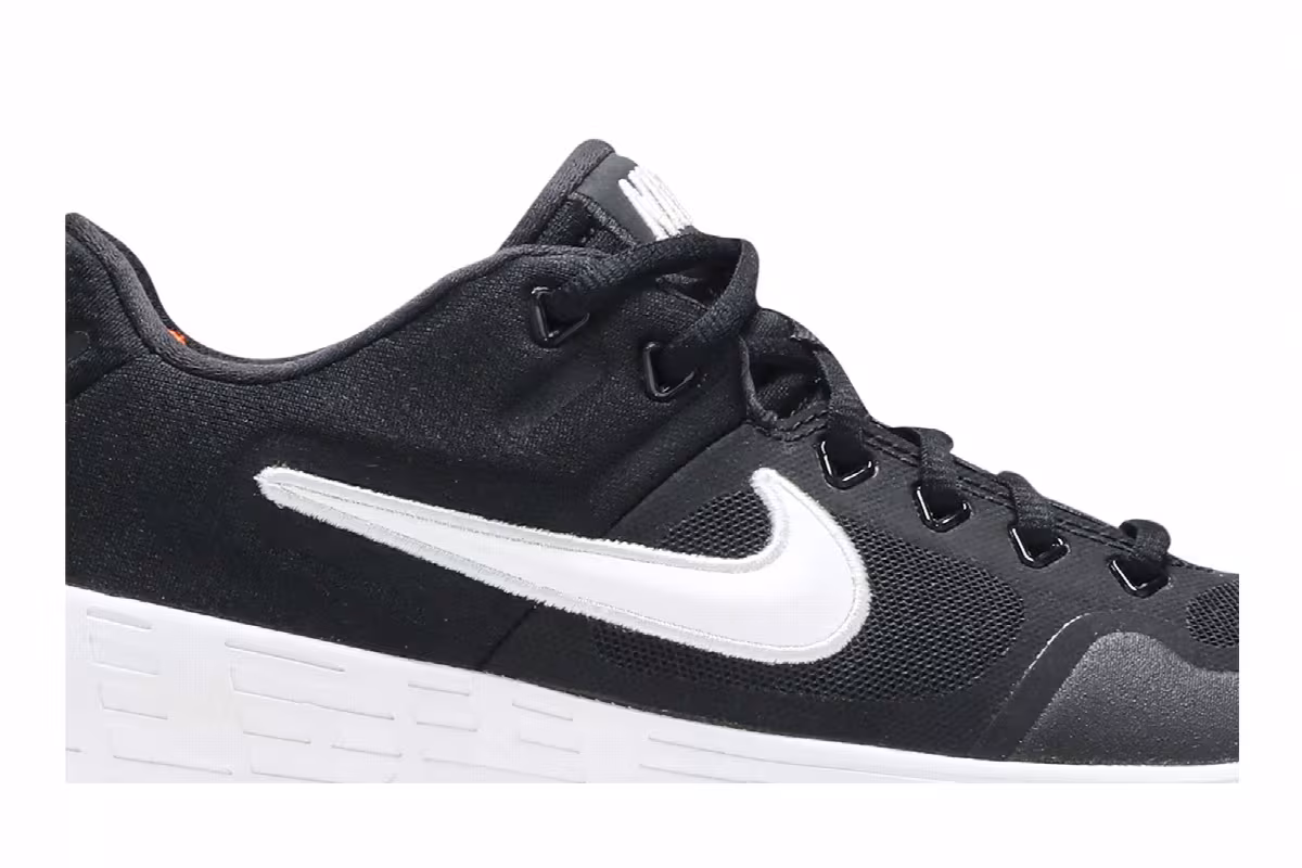 Nike Alpha Huarache Elite 2 Low Black White, view 3