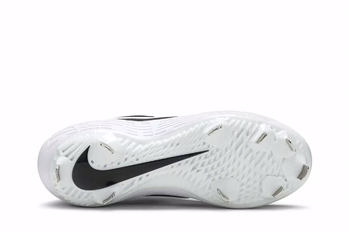 Nike Alpha Huarache Elite 2 Low Black White, view 5