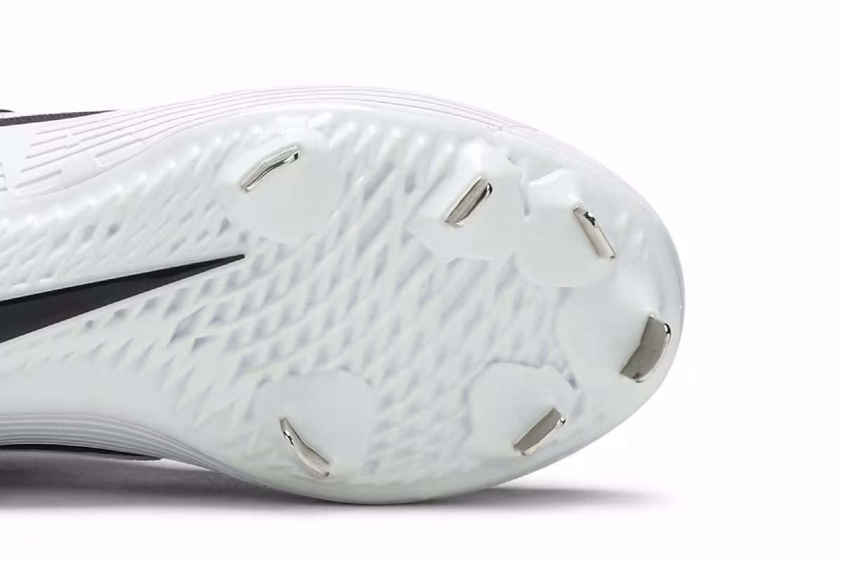 Nike Alpha Huarache Elite 2 Low Black White, view 6