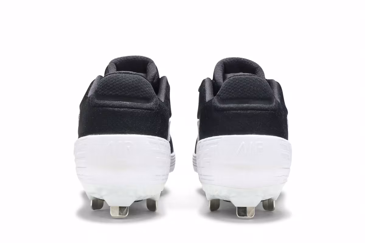 Nike Alpha Huarache Elite 2 Low Black White, view 7