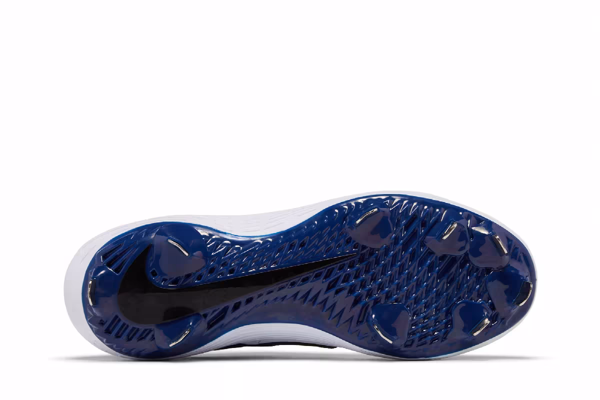 Nike Alpha Huarache Elite 2 Low White Gym Blue, view 5