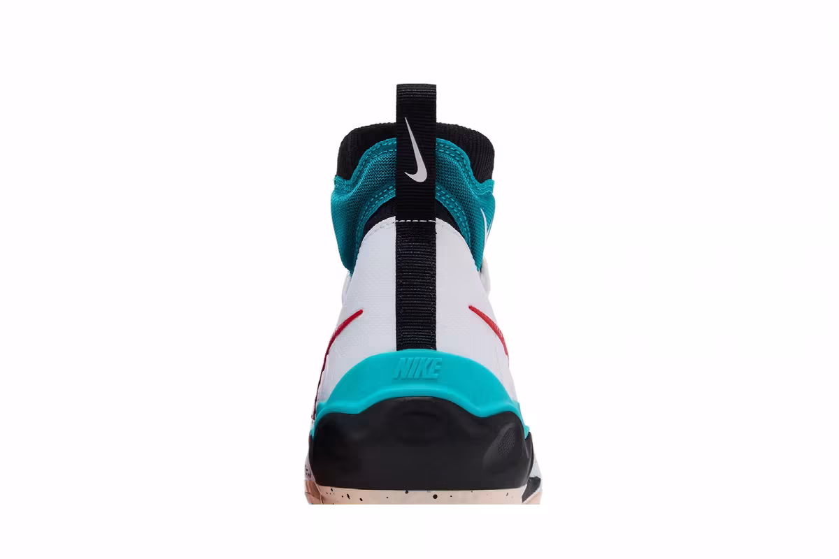 Nike RBI x Alpha Huarache NXT White Black Teal, view 8