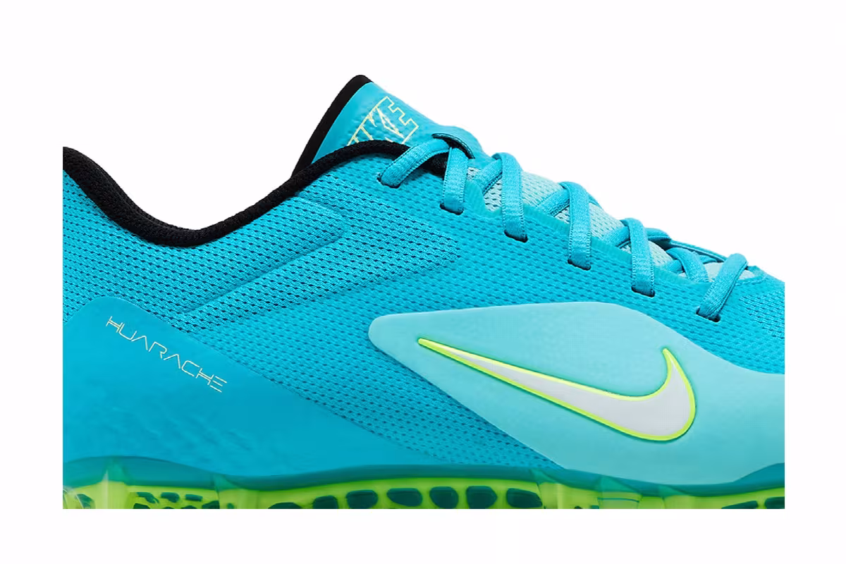 Nike Alpha Huarache 8 Pro Turquoise Blue, view 3