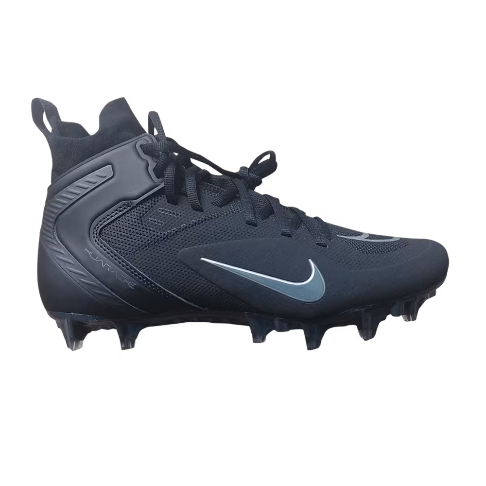 Nike Alpha Huarache 8 Elite LAX Black Metallic Silver