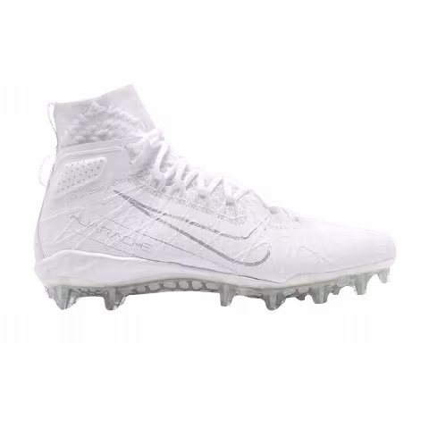 Nike Alpha Huarache 7 Elite LAX Wide 'White Metallic Silver'