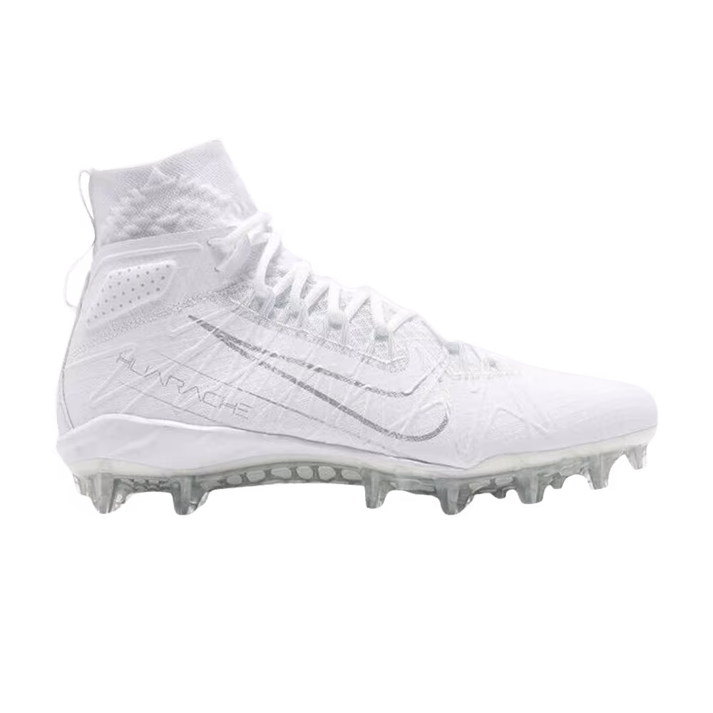 Nike Alpha Huarache 7 Elite LAX Wide White Metallic Silver