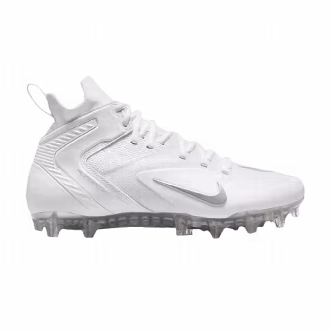 Nike Alpha Huarache 8 Elite LAX 'White Metallic Silver'