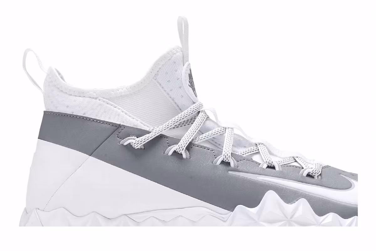 Nike Alpha Huarache 6 Elite Turf LAX Cool Grey, view 3