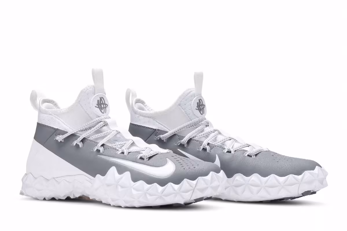 Nike Alpha Huarache 6 Elite Turf LAX Cool Grey, view 9
