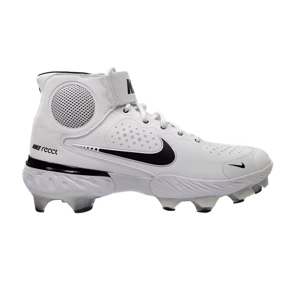 Nike Alpha Huarache Elite 3 Mid MCS White Black