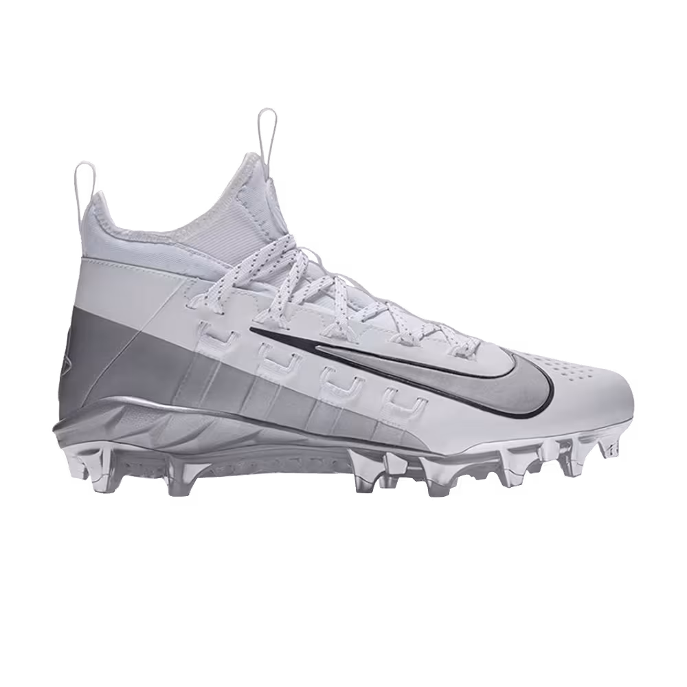 Nike Alpha Huarache 6 Elite Lax LE White Metallic Silver