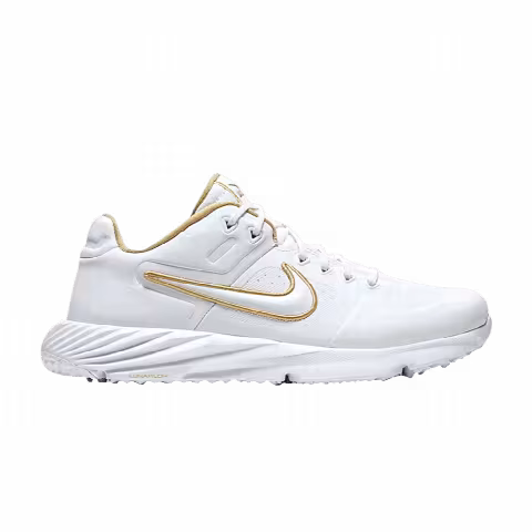 Nike Wmns Alpha Huarache Elite 2 Turf 'White Metallic Gold'