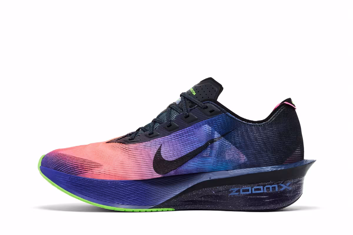 Nike ZoomX Vaporfly Next% 4 Glam Dark Obsidian Black, view 4