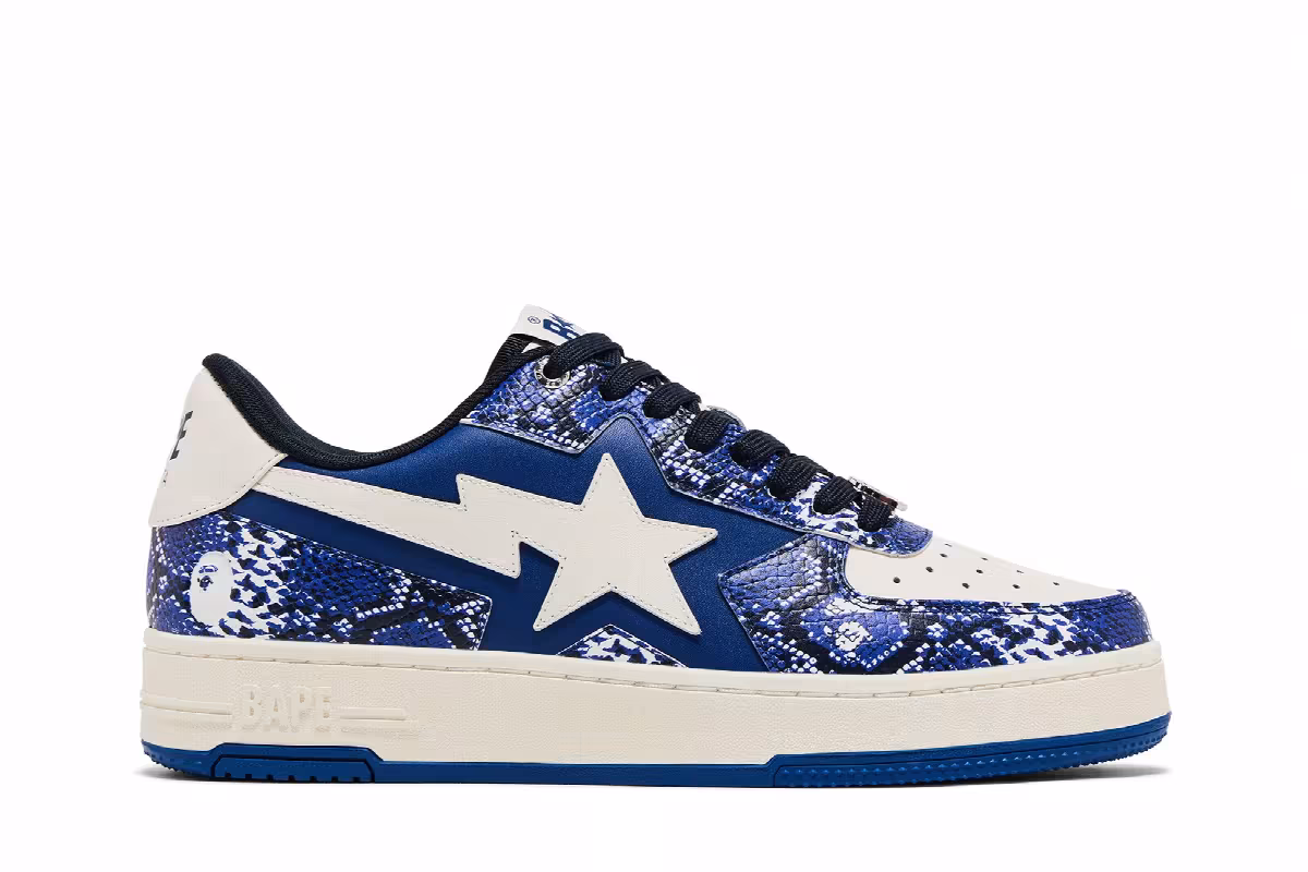 BAPE Tape Sta Blue Snakeskin, view 2