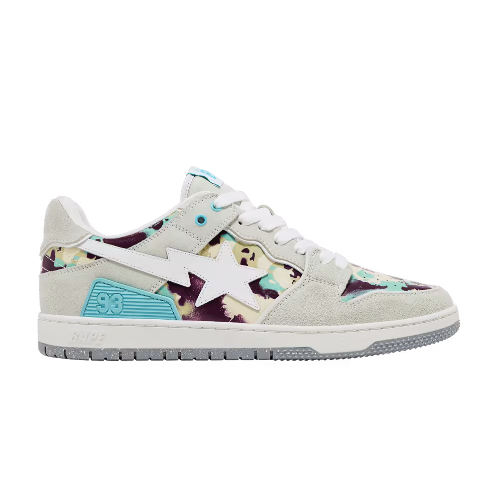 BAPE Sk8 Sta #3 Map Camo Pack - Grey