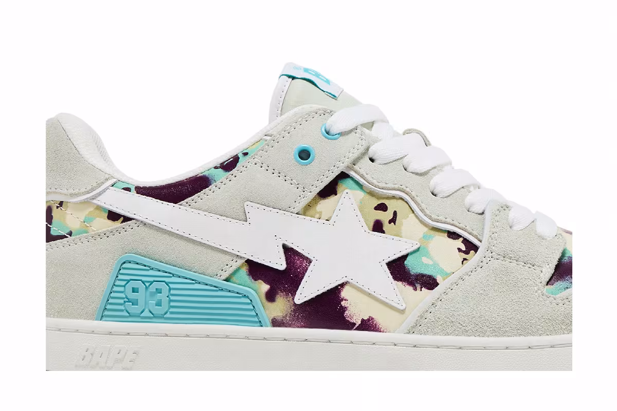 BAPE Sk8 Sta #3 Map Camo Pack - Grey, view 3