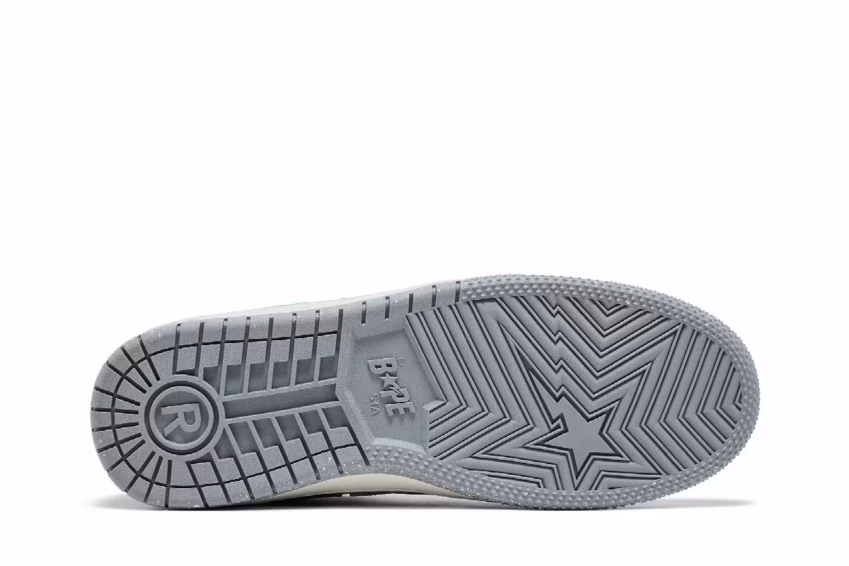 BAPE Sk8 Sta #3 Map Camo Pack - Grey, view 5