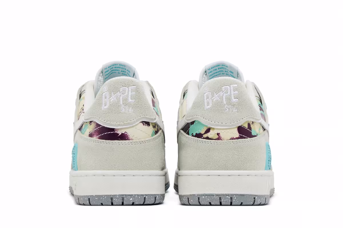 BAPE Sk8 Sta #3 Map Camo Pack - Grey, view 7