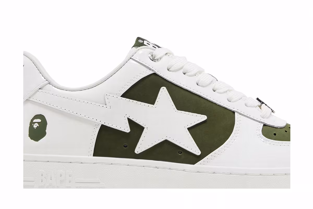 Bapesta #6 M2 Olive Drab, view 3