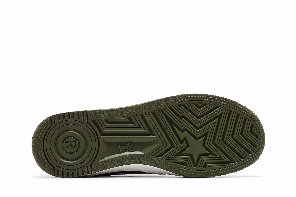Bapesta #6 M2 Olive Drab, view 5