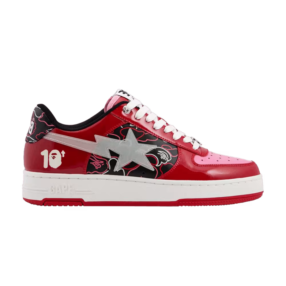 88Rising x Bapesta #2 Glow In The Dark Pack - Red