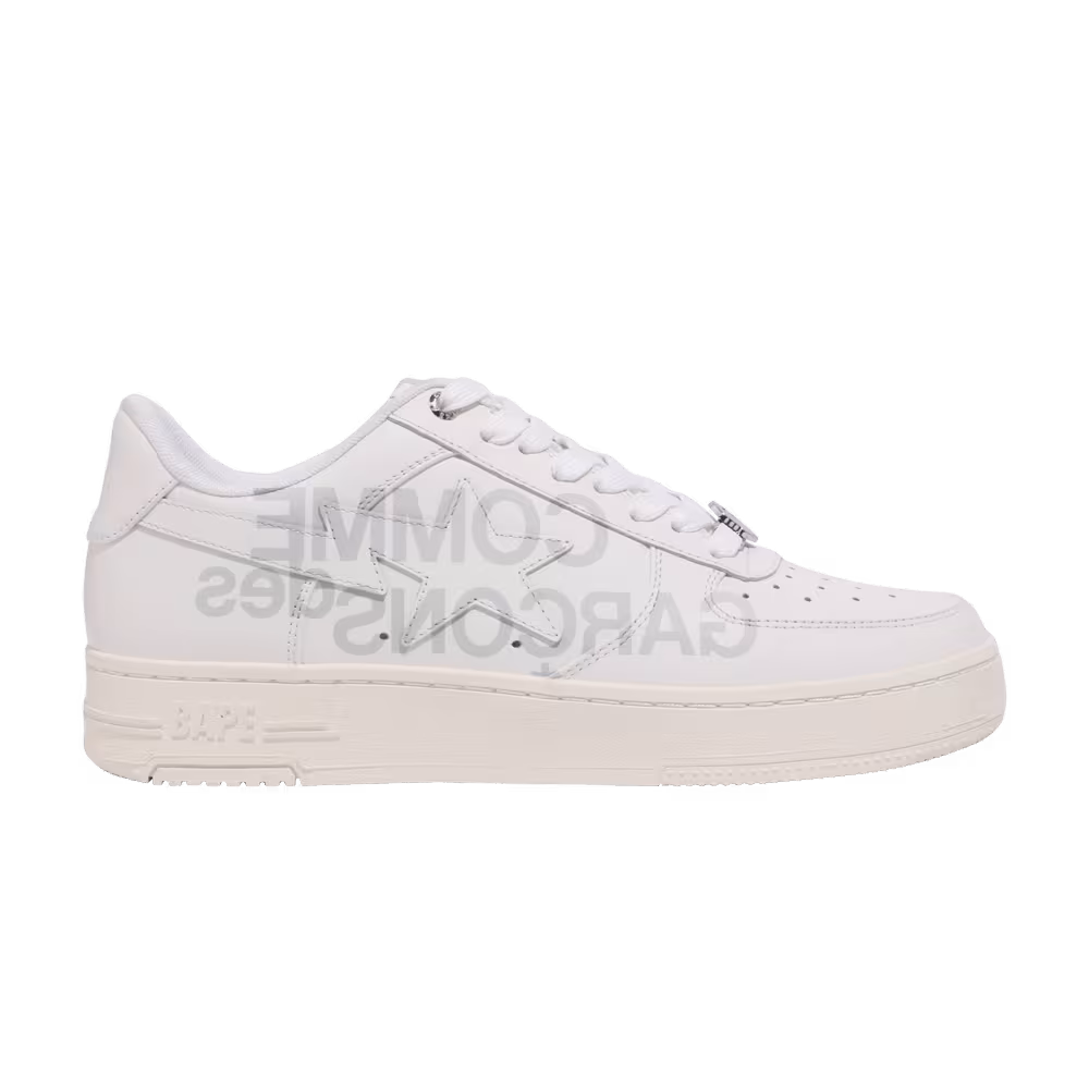 Comme des Garçons x Bapesta White