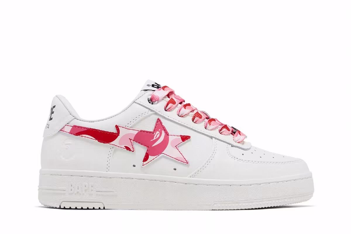 Women's Bapesta ABC Camo Pack - Pink, view 2