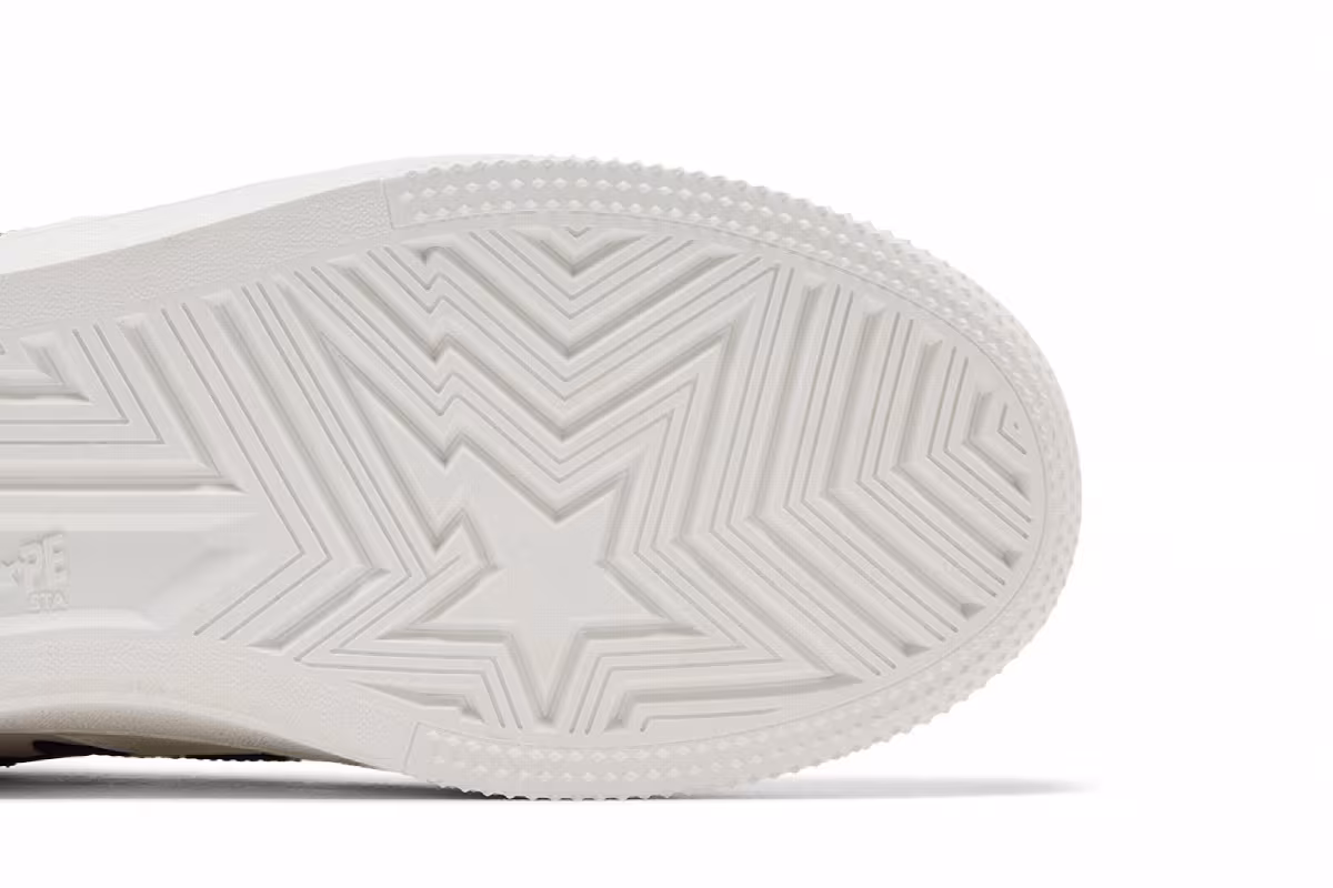 Bapesta Icon #1 M2 Croc Pack - White Black, view 6