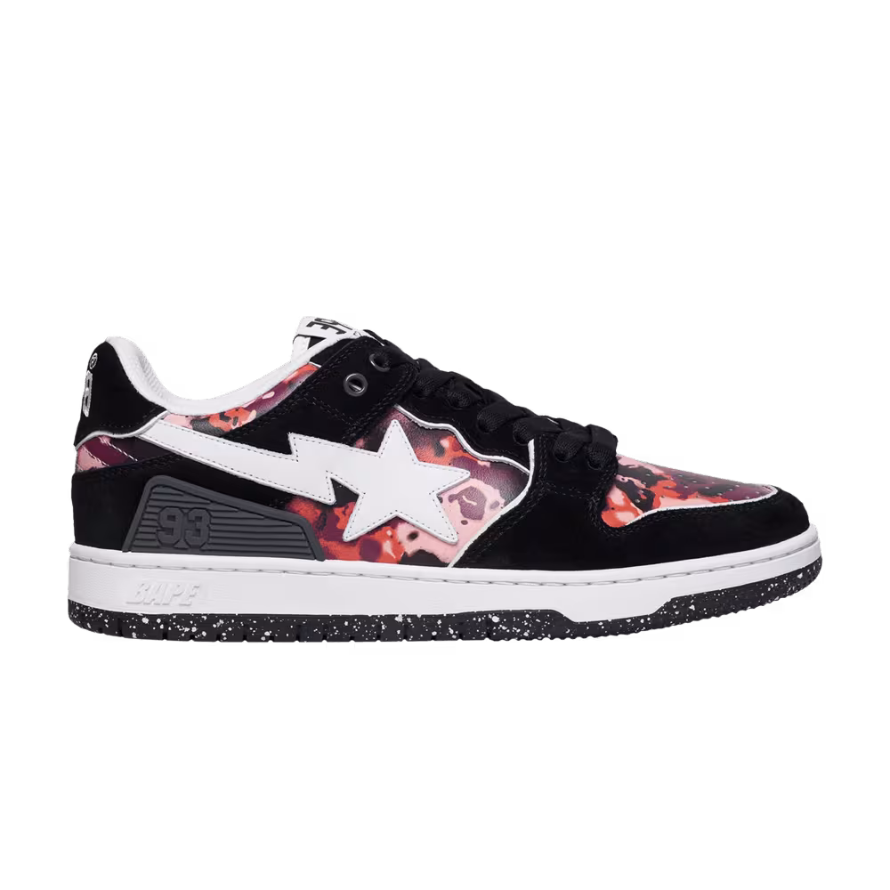 BAPE Sk8 Sta #3 Map Camo Pack - Black