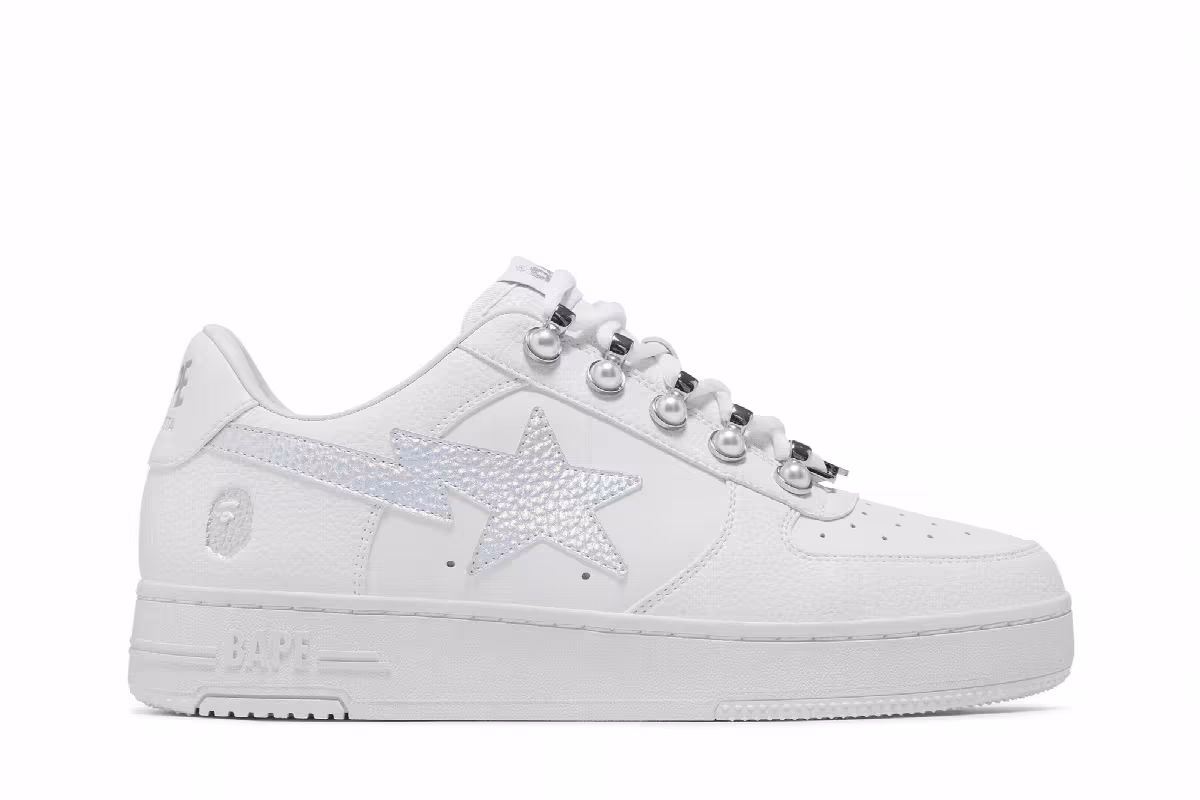 GOAT Exclusive Bapesta M2 Pearl, view 2